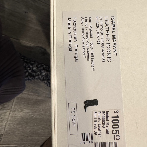 Isabel Maront - Duerto Boot - Black Iconic Leather 39 - very good condition - Picture 9 of 14